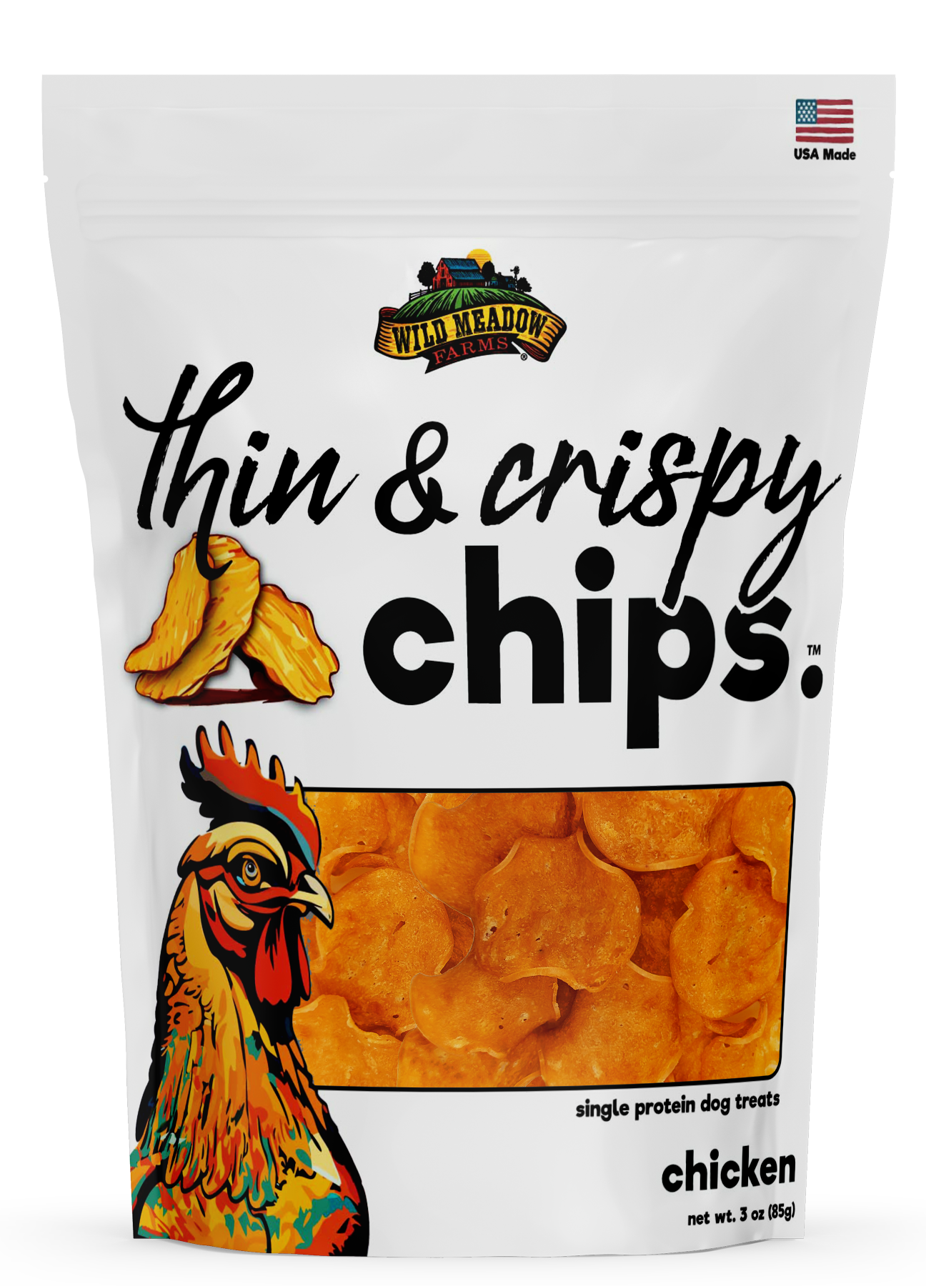 Thin & Crispy Chips - Chicken - Wild Meadow Farms