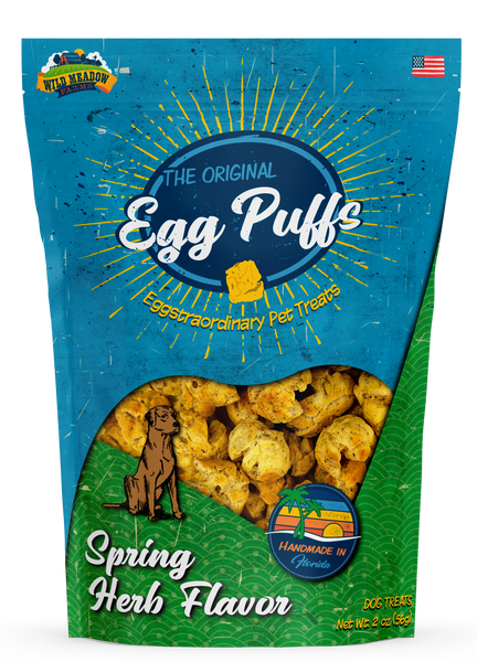 Egg Puffs Spring Herb Flavor
